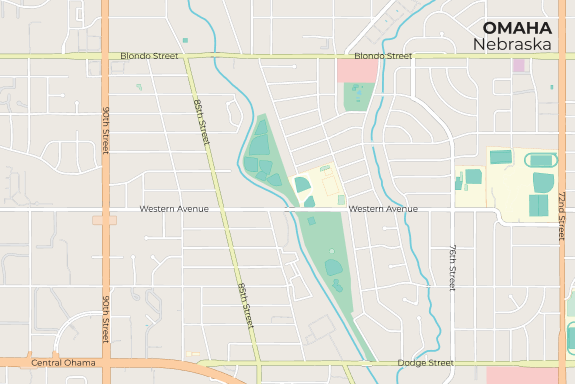 Map showing our location in Omaha, Nebraska